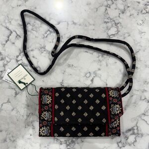 Vintage new with tags Vera Bradley, wallet on string, Crossbody or shoulder bag.